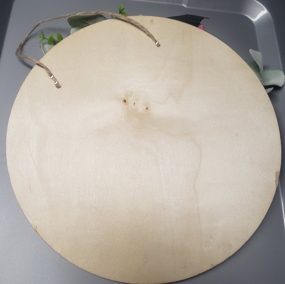 Pink and White 'Be Mine' Wall Art with Greenery - Picture 2 of 6